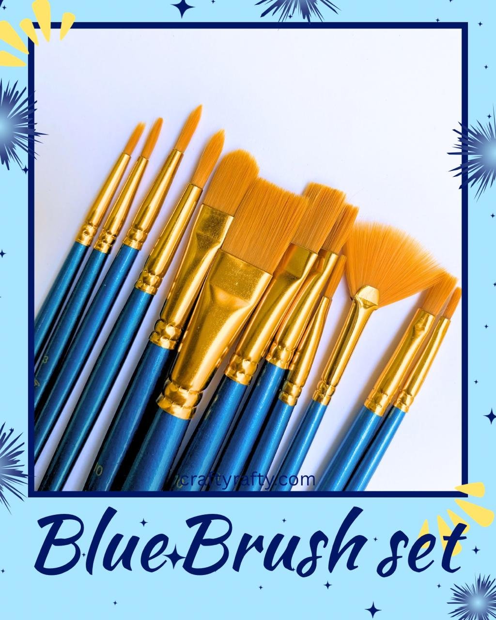 Blue Brush Set