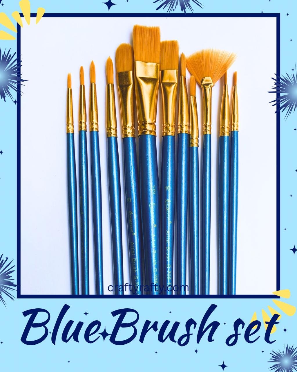 Blue Brush Set