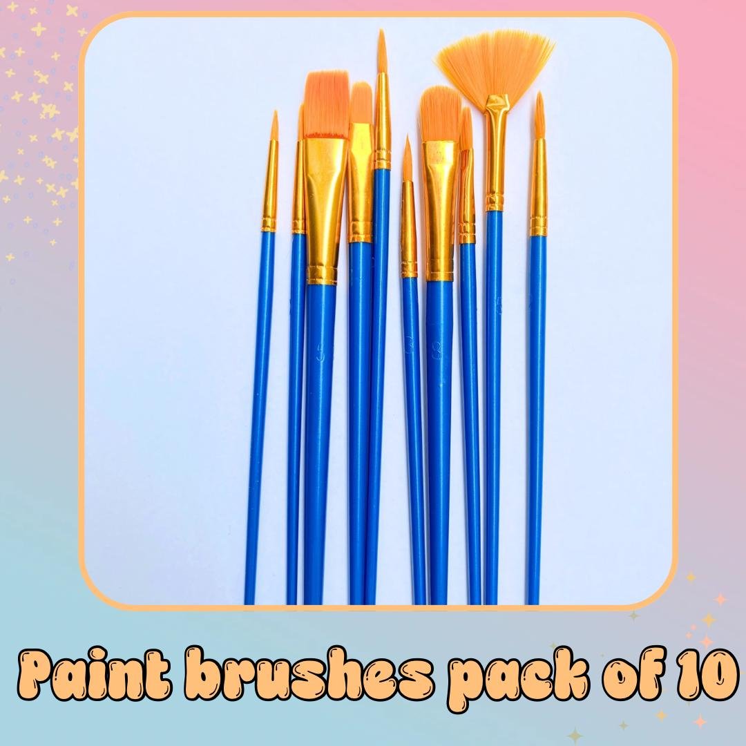 Paint brushes pack of 10